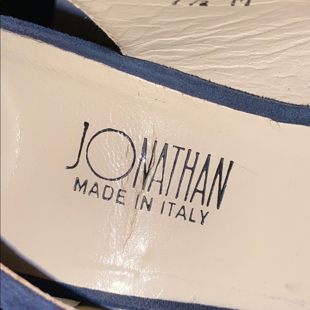 JONATHAN peep toe leather heels - Picture 6 of 11